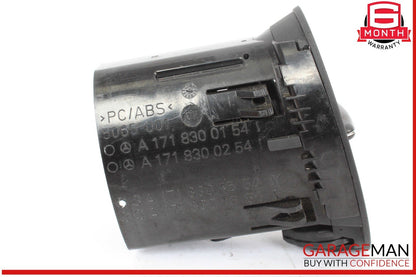 05-11 Mercedes R171 SLK300 SLK280 Dash Left or Right Side AC Air Vent Black OEM