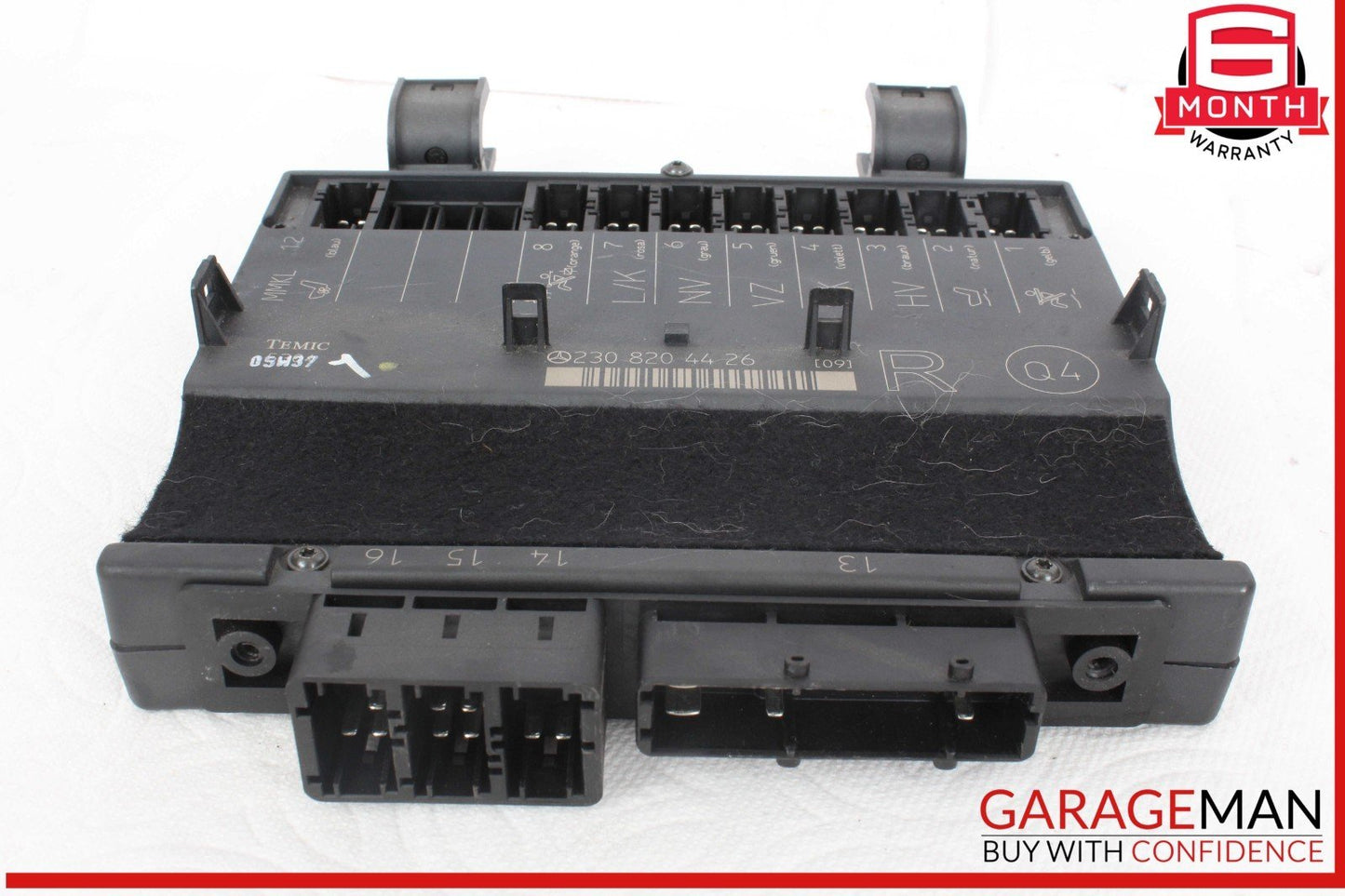 03-06 Mercedes R230 SL500 SL55 AMG Under Seat Control Module Right Side OEM