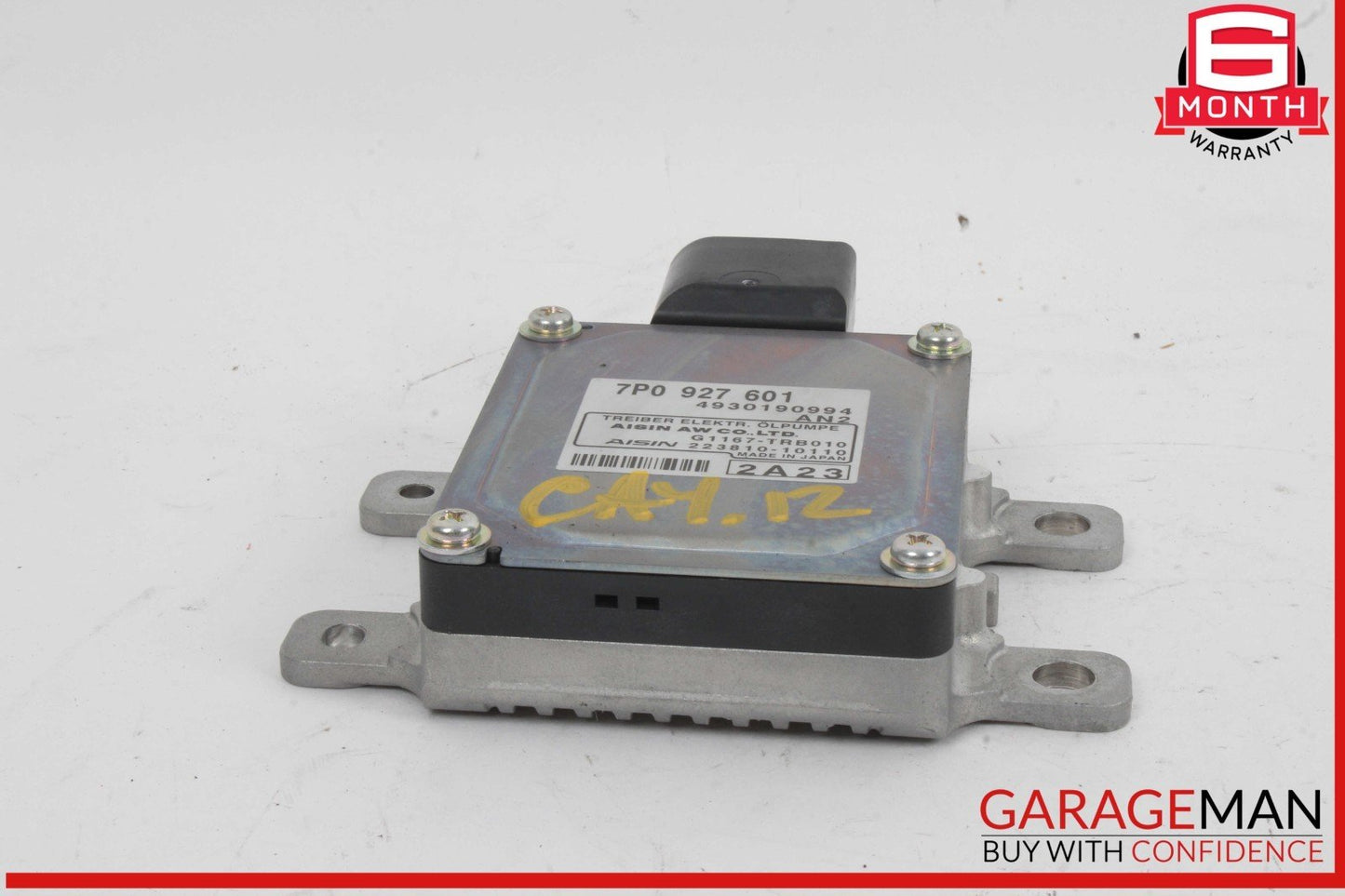 11-18 Porsche Cayenne 958 Hydraulic Oil Pump Control Module 7P0927601 OEM