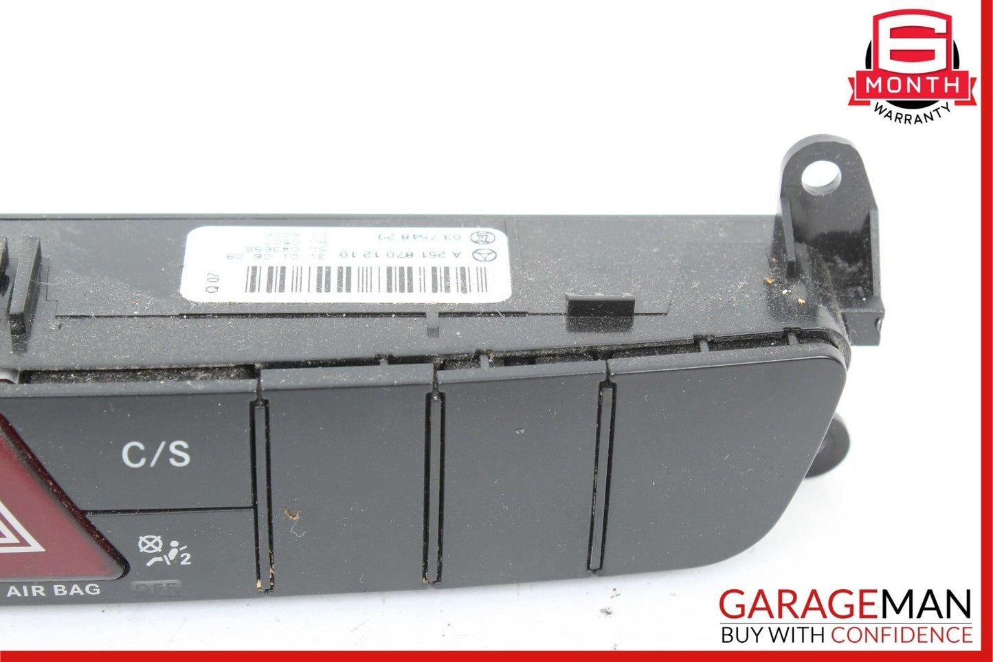 06-10 Mercedes W251 R350 R500 Front Center Dashboard Hazard ESP Control Switch