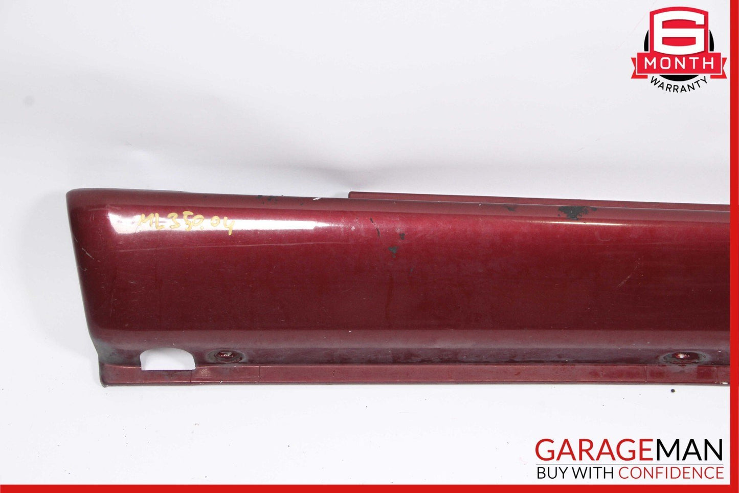 98-05 Mercedes W163 ML350 Base Right Side Rocker Skirt Molding Titanite Red