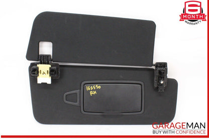 14-17 Mercedes W222 S550 Front Right Passenger Side Sunvisor Sun Visor Black OEM