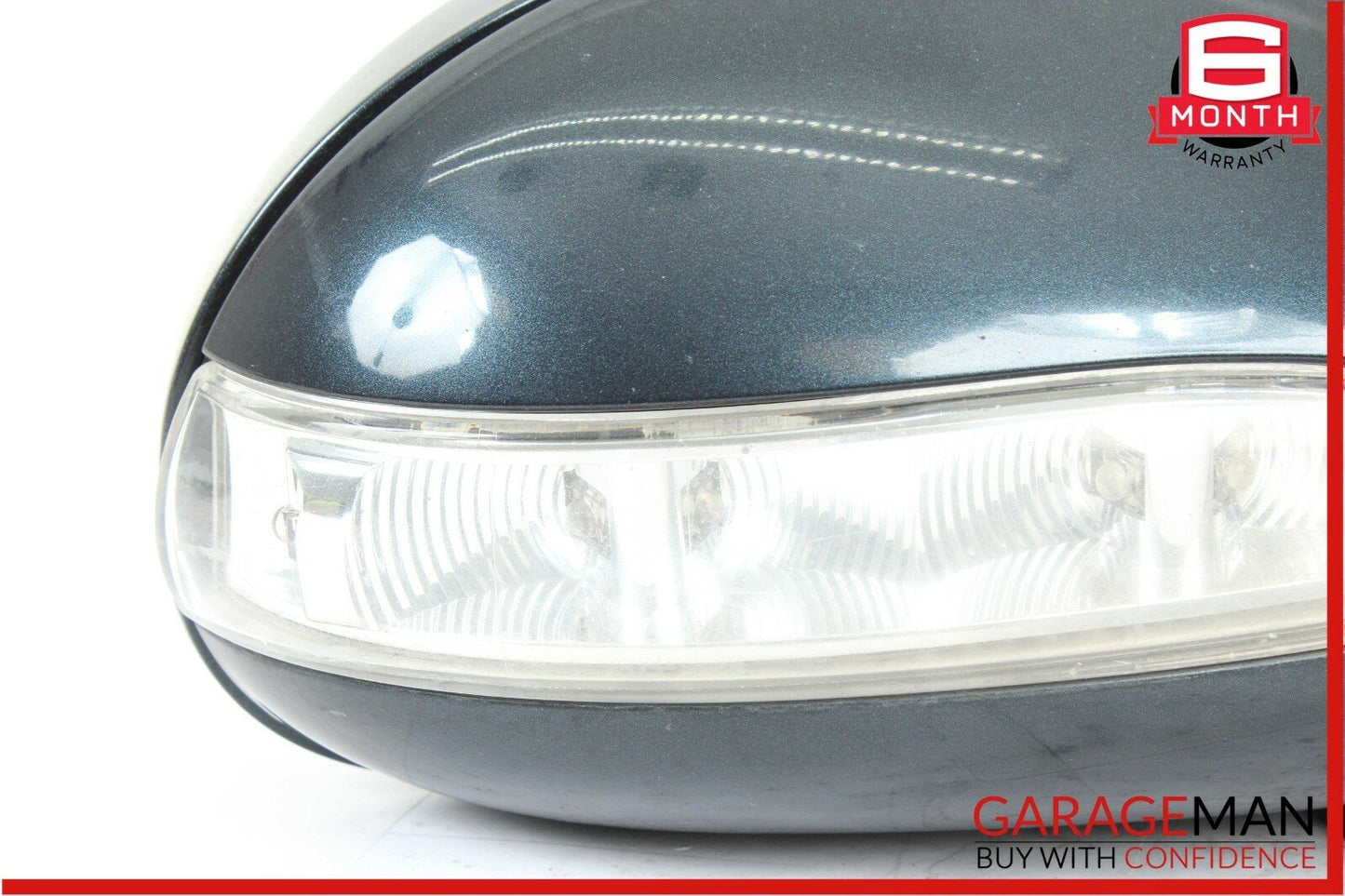 03-09 Mercedes W209 CLK350 Front Right Side Mirror Door Rear View Green Black