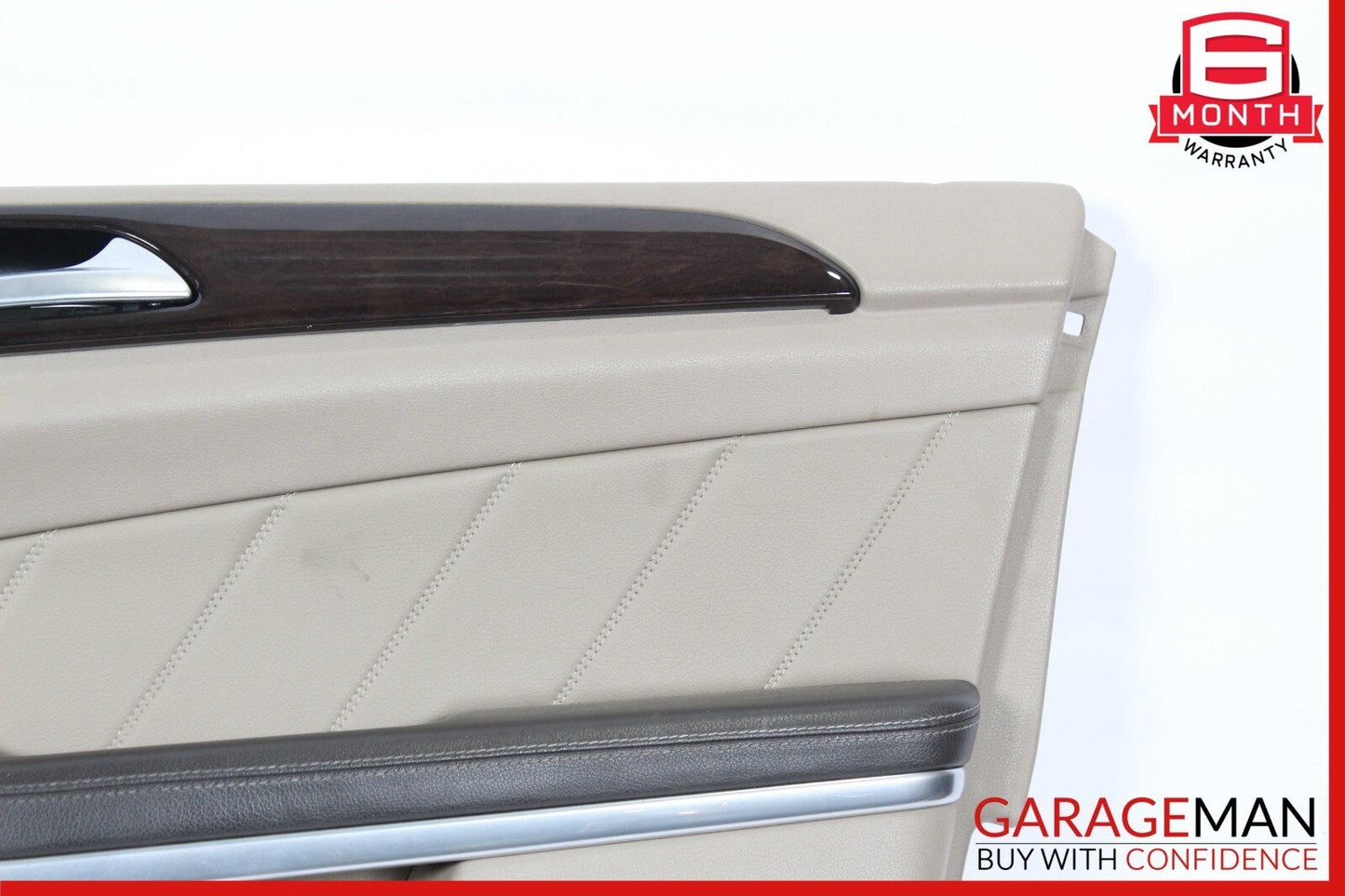 13-16 Mercedes X166 GL350 GL450 Front Right Side Interior Door Panel Assy Beige