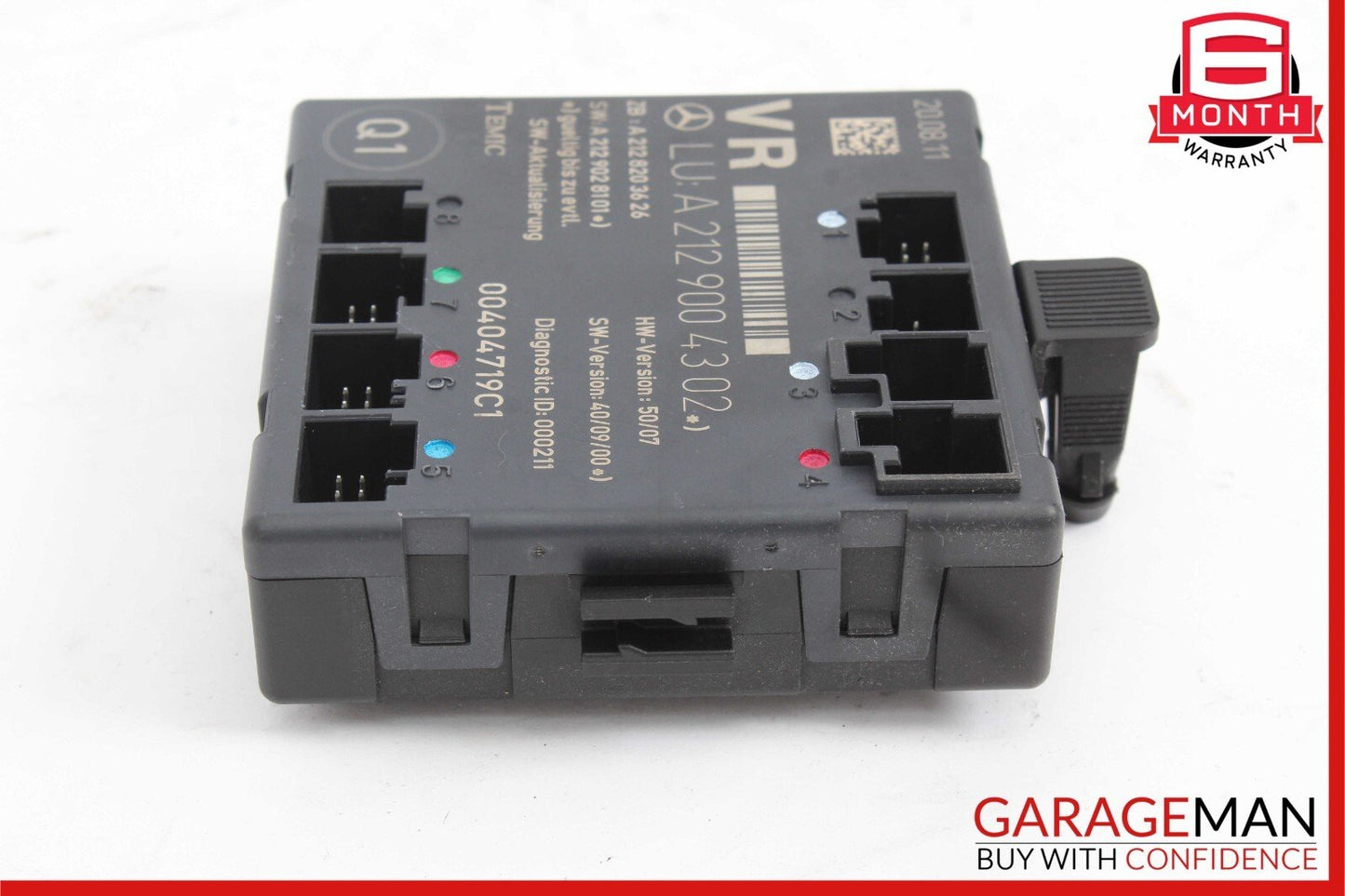 08-18 Mercedes CLS400 E550 C300 C250 Front Right Side Door Control Module Unit