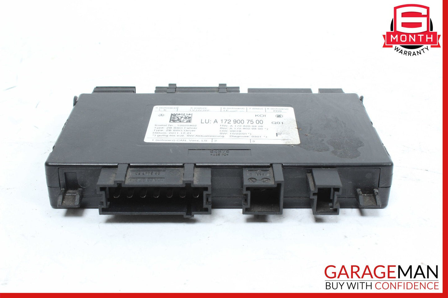 08-14 Mercedes W204 C250 CLS400 Front Left Seat Control Module 1729007500 OEM