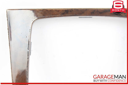 08-15 Mercedes W204 C250 E350 Center Console Shift Shifter Bezel Trim Wood OEM