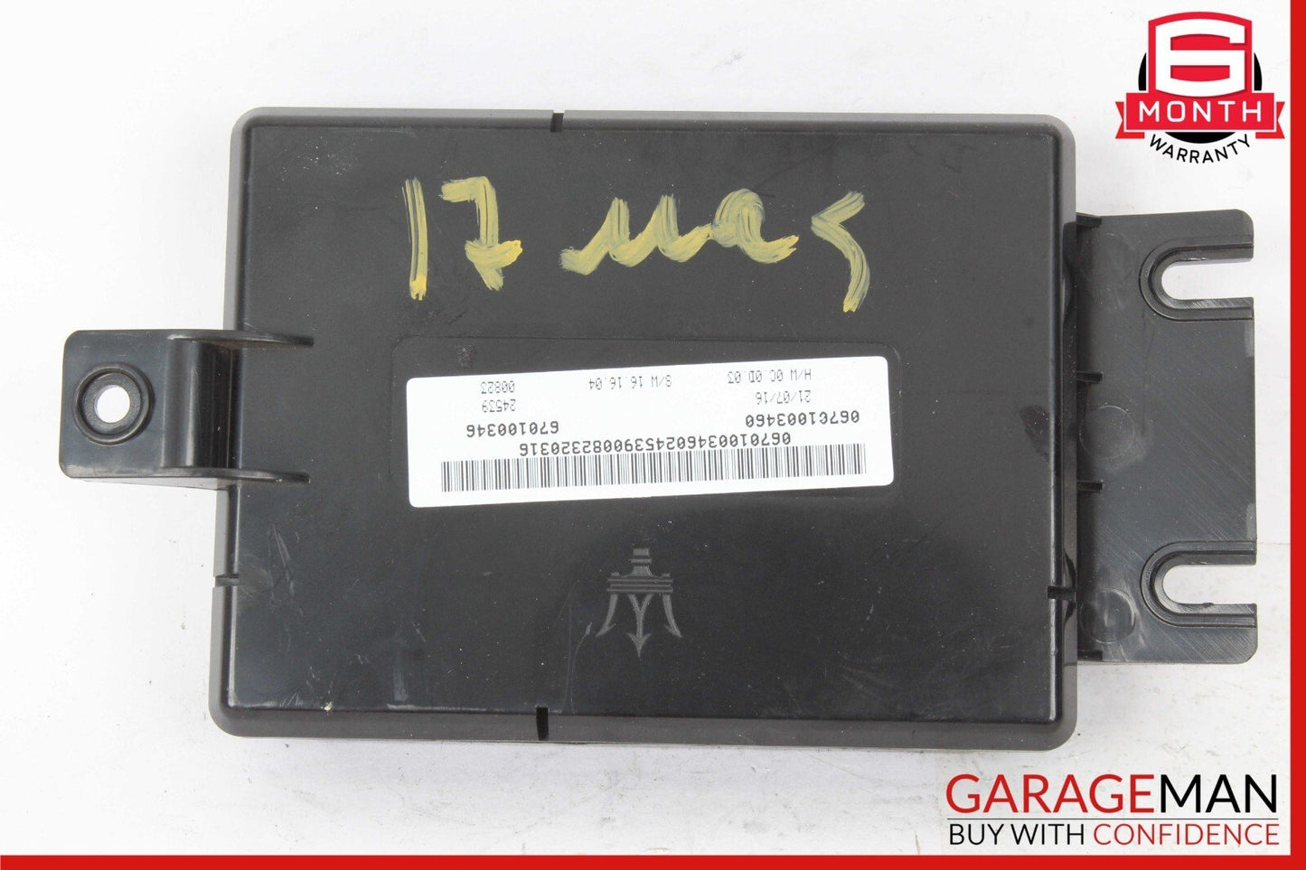 17-20 Maserati Levante M161 Temperature A/C Climate Control Module Unit OEM