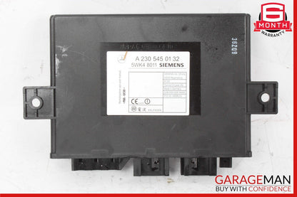 00-03 Mercedes R230 SL500 CL55 Keyless Go Entry Control Module 2305451032 OEM