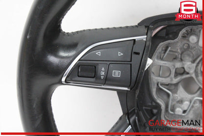 12-18 Audi A6 A7 Front Left Driver Side Steering Wheel Black 4G0419091M OEM