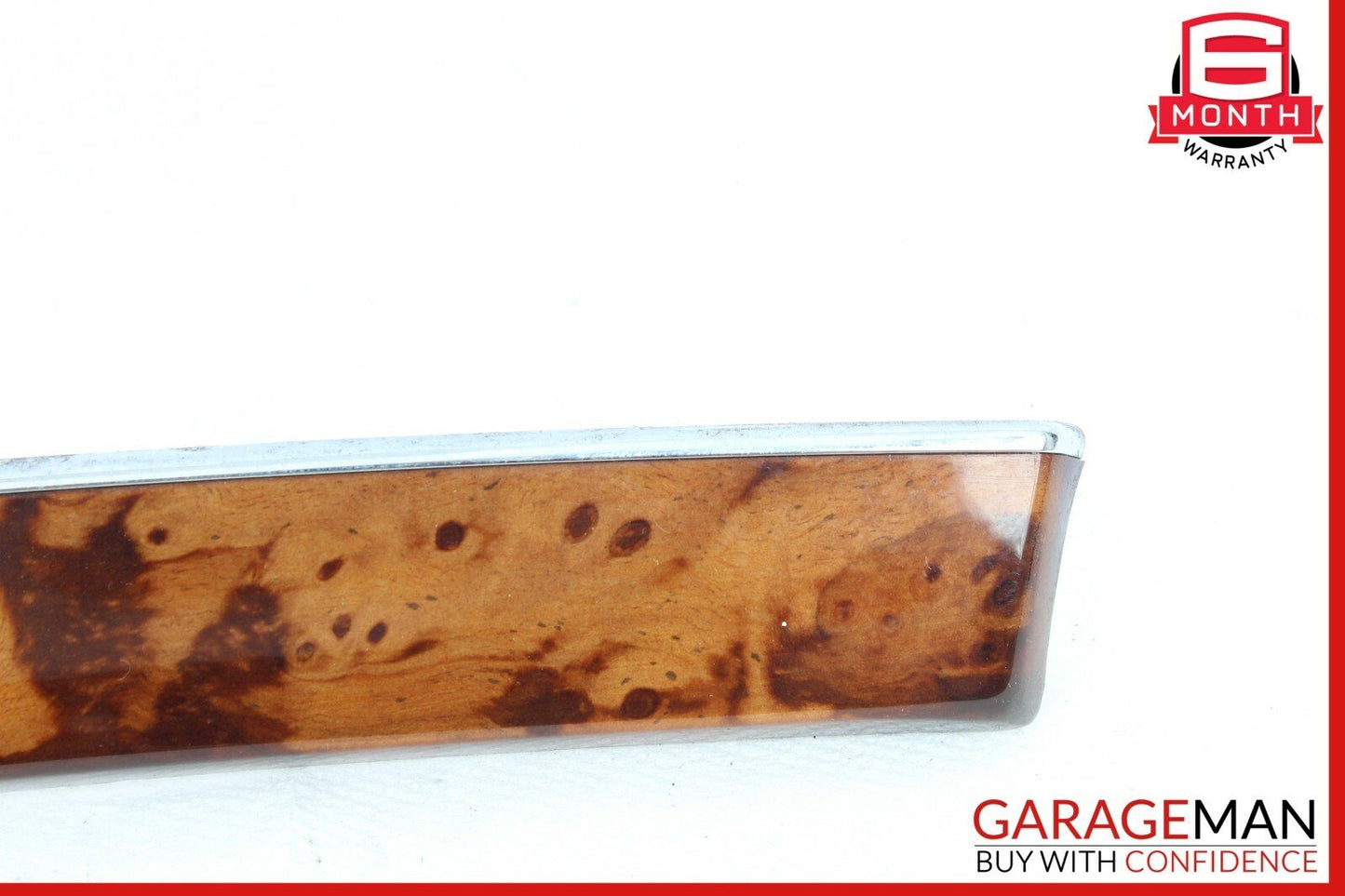03-09 Mercedes W211 E320 E500 Front Left Dashboard Dash Molding Trim Bezel Wood
