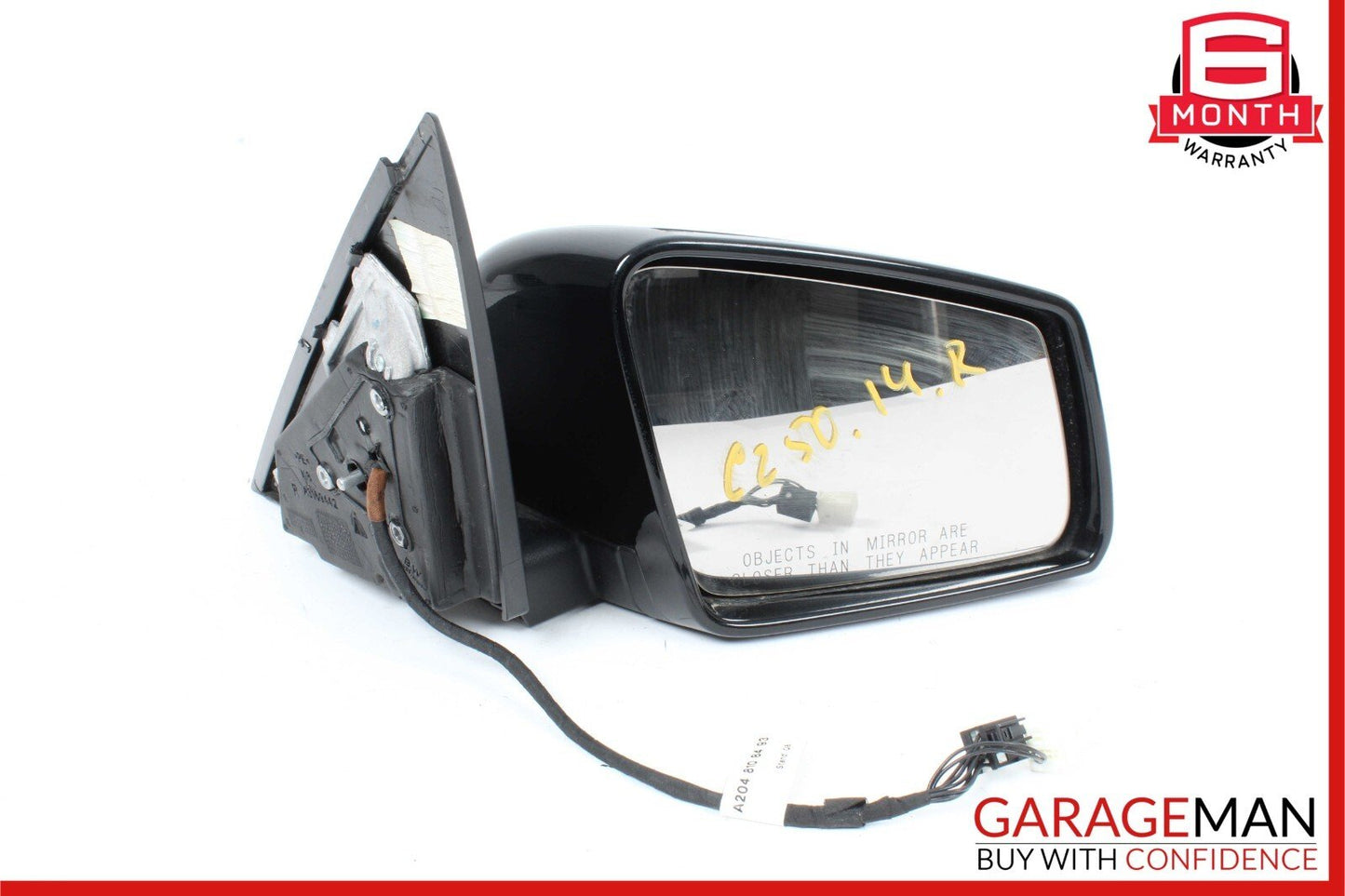 12-14 Mercedes W204 C250 C350 Sedan Right Side Mirror Door Rear View Black