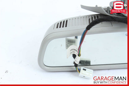 10-16 Mercedes W212 E350 E400 C300 Interior Top Upper Rear View Mirror Gray OEM