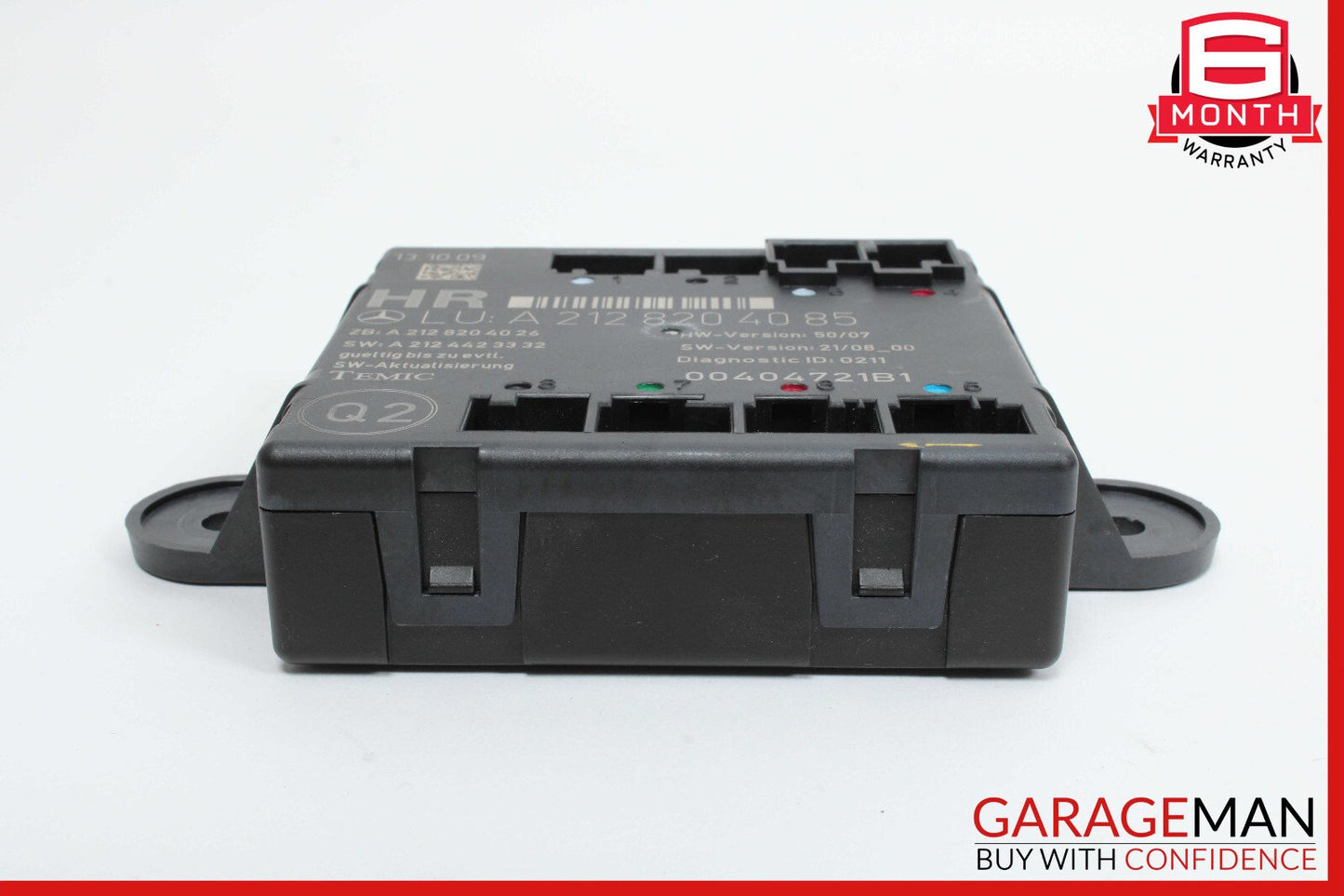 08-18 Mercedes W212 E350 Rear Right Side Door Control Module 2128204085 OEM