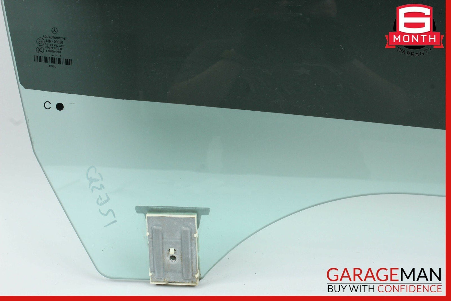 10-13 Mercedes W207 E350 E550 Coupe Front Right Passenger Side Window Glass OEM