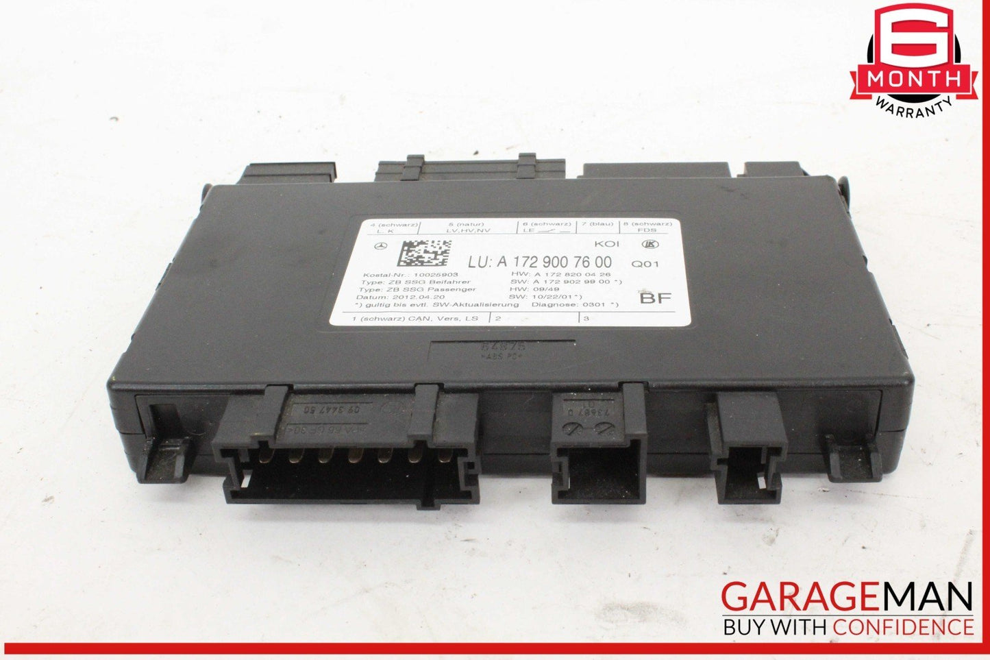 10-18 Mercedes W212 E350 Front Right Side Seat Control Module 1729007600 OEM