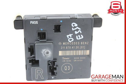 03-09 Mercedes W211 E350 E500 E63 AMG Rear Right Side Door Control Module Unit