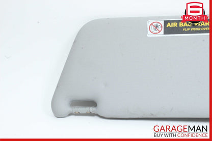 01-07 Mercedes W203 C240 C32 AMG Front Right Side Sunvisor Sun Visor Grey OEM