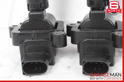 12-15 Mercedes W204 C250 Engine Ignition Coil Spark Plug 0001502580 Set of 4 OEM