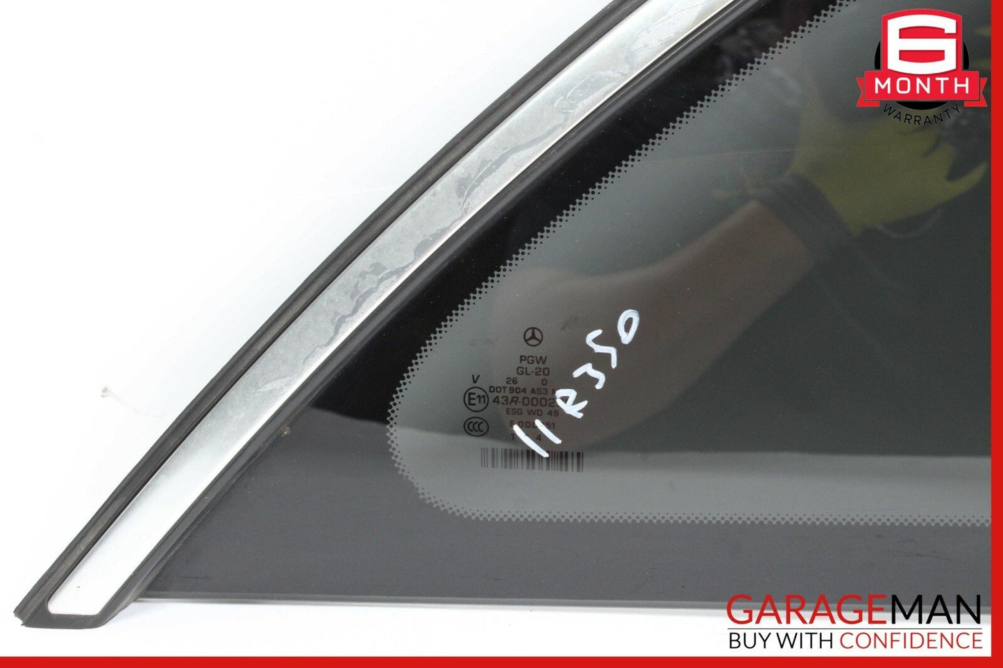 06-13 Mercedes W251 R350 R500 Rear Right Side Quarter Door Window Auto Glass