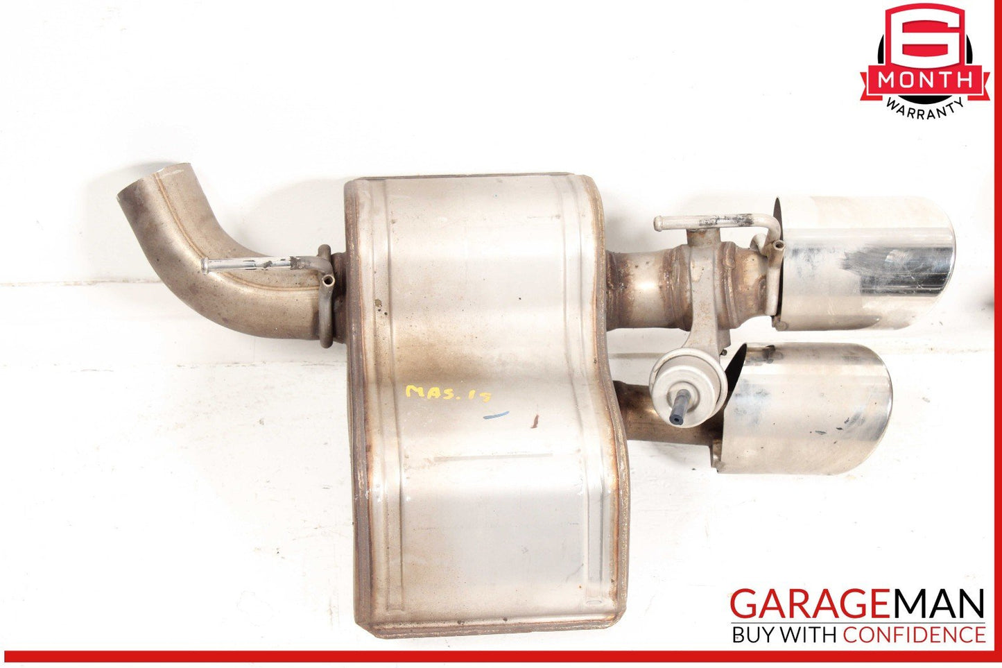 14-17 Maserati Ghibli Rear Left & Right Side Exhaust Muffler Tip Pipe Set of 2