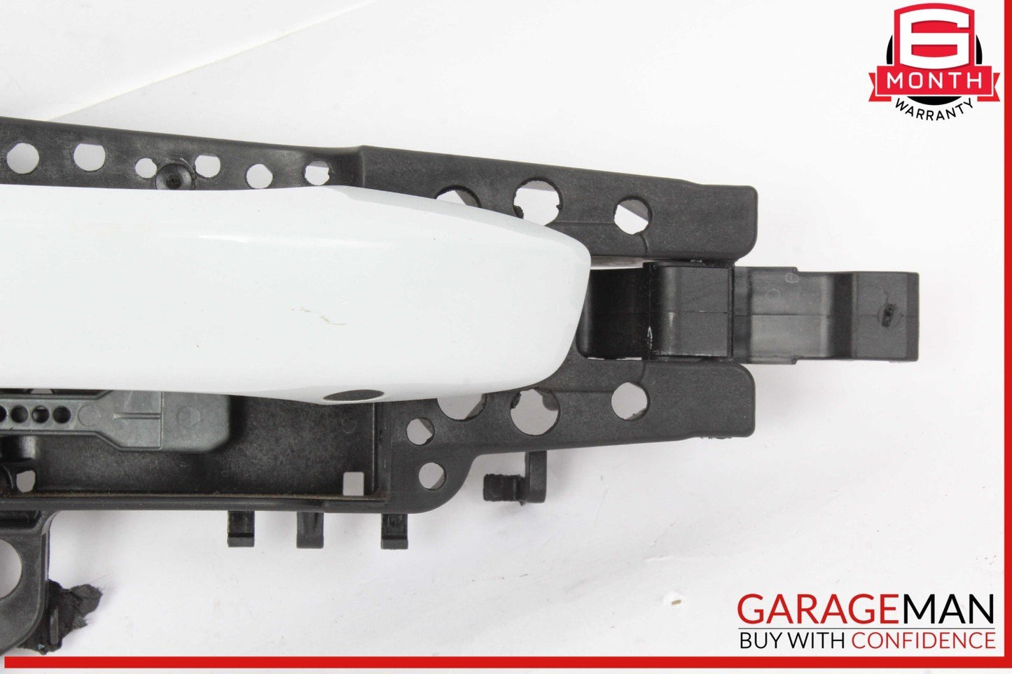 17-24 Audi Q7 Right Passenger Side Exterior Door Handle White 4M0837886A OEM