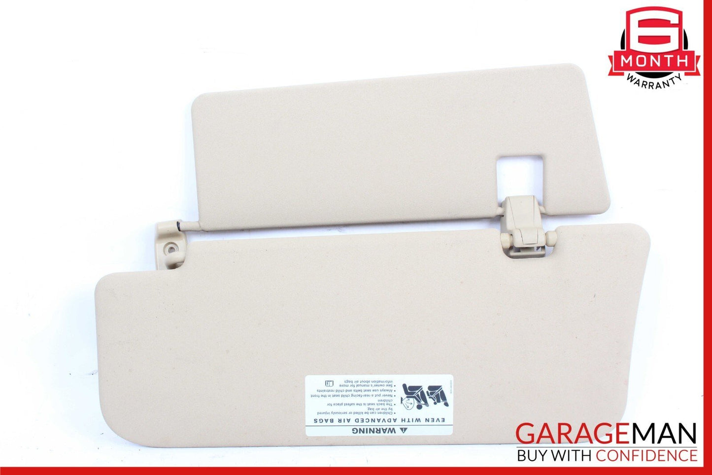 06-12 Mercedes ML350 GL450 Front Right Side Sun Visor Sunvisor Shade Brown