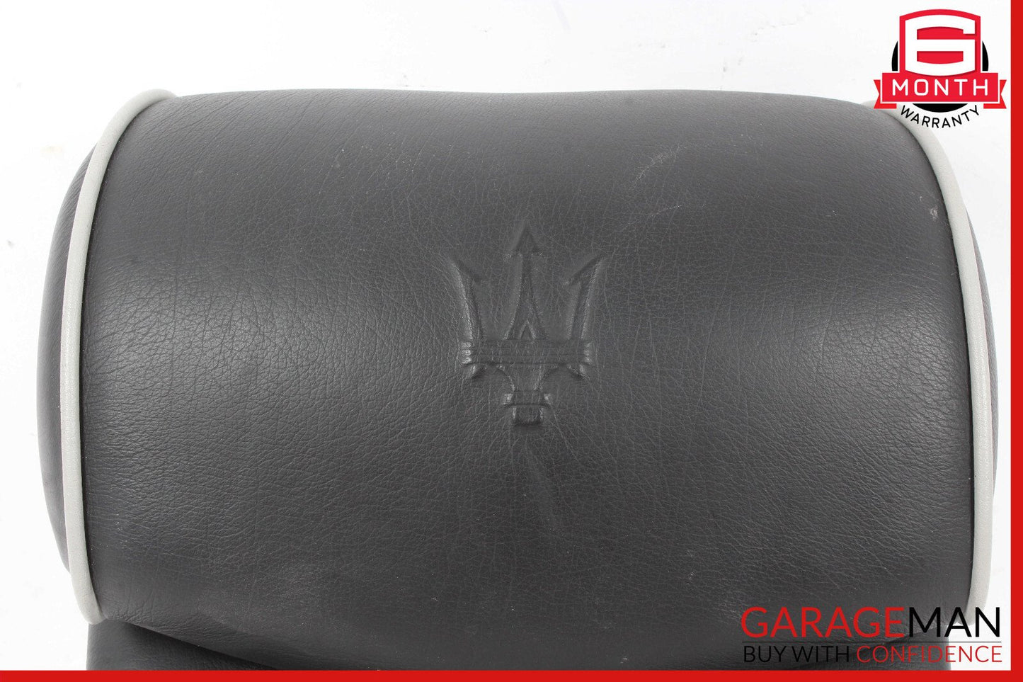 03-13 Maserati Quattroporte M139 Rear Center Seat Headrest Black OEM