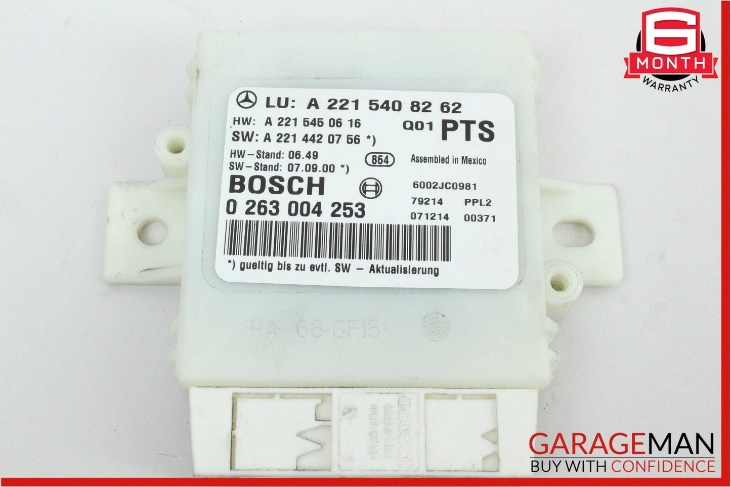 07-09 Mercedes S550 CL63 AMG Parking Back Up Reverse Distance Control Module OEM