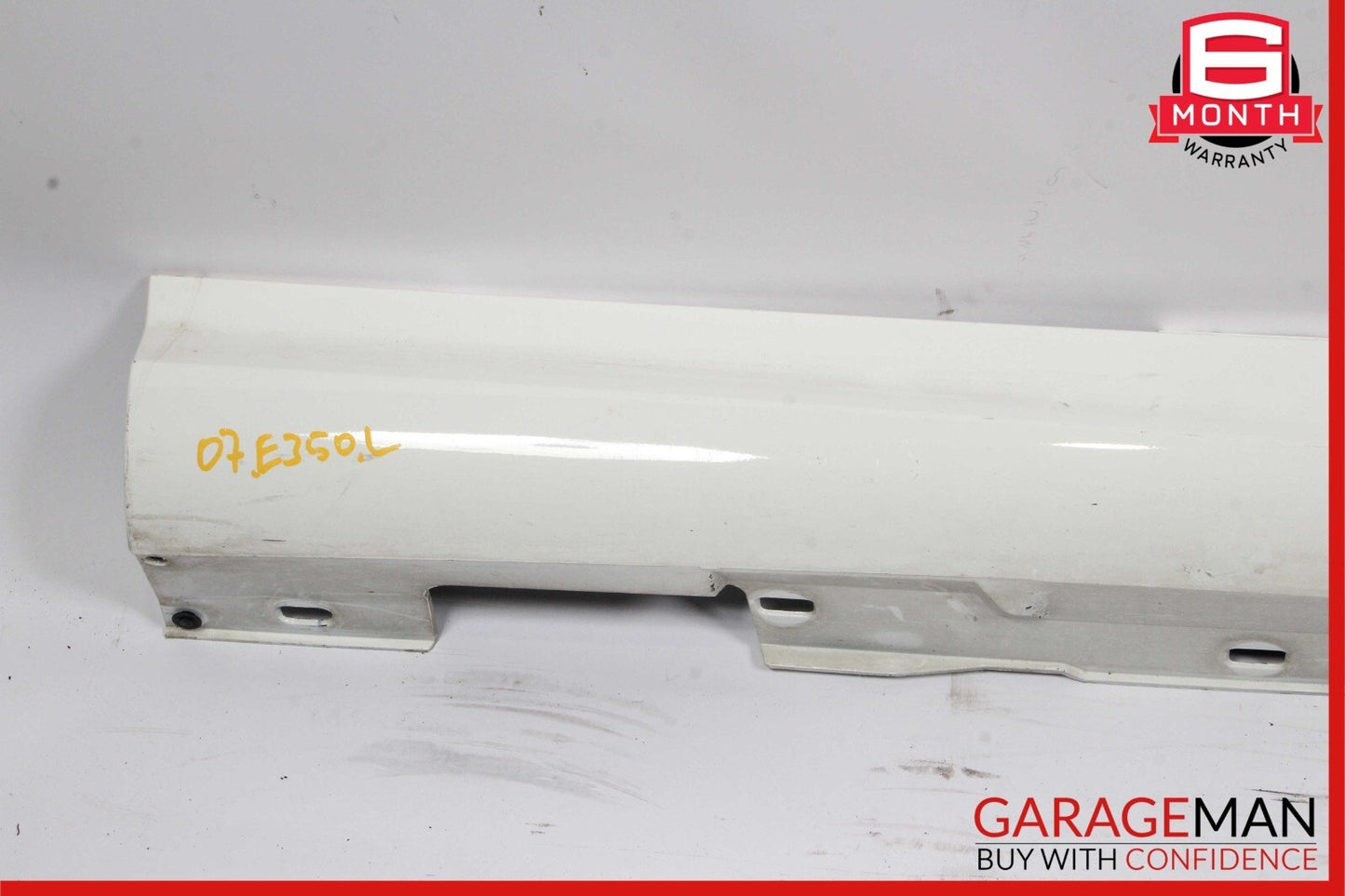 12-14 Mercedes W204 C350 C250 Coupe Sport Right Side Rocker Skirt Moulding White