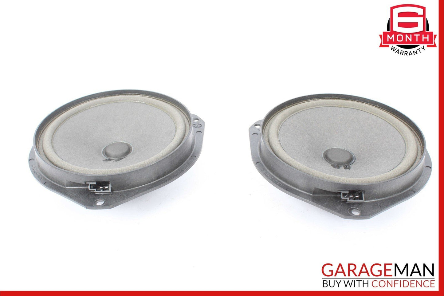 14-17 Maserati Ghibli Rear Right & Left Side Door Sound Audio Speaker Set of 2