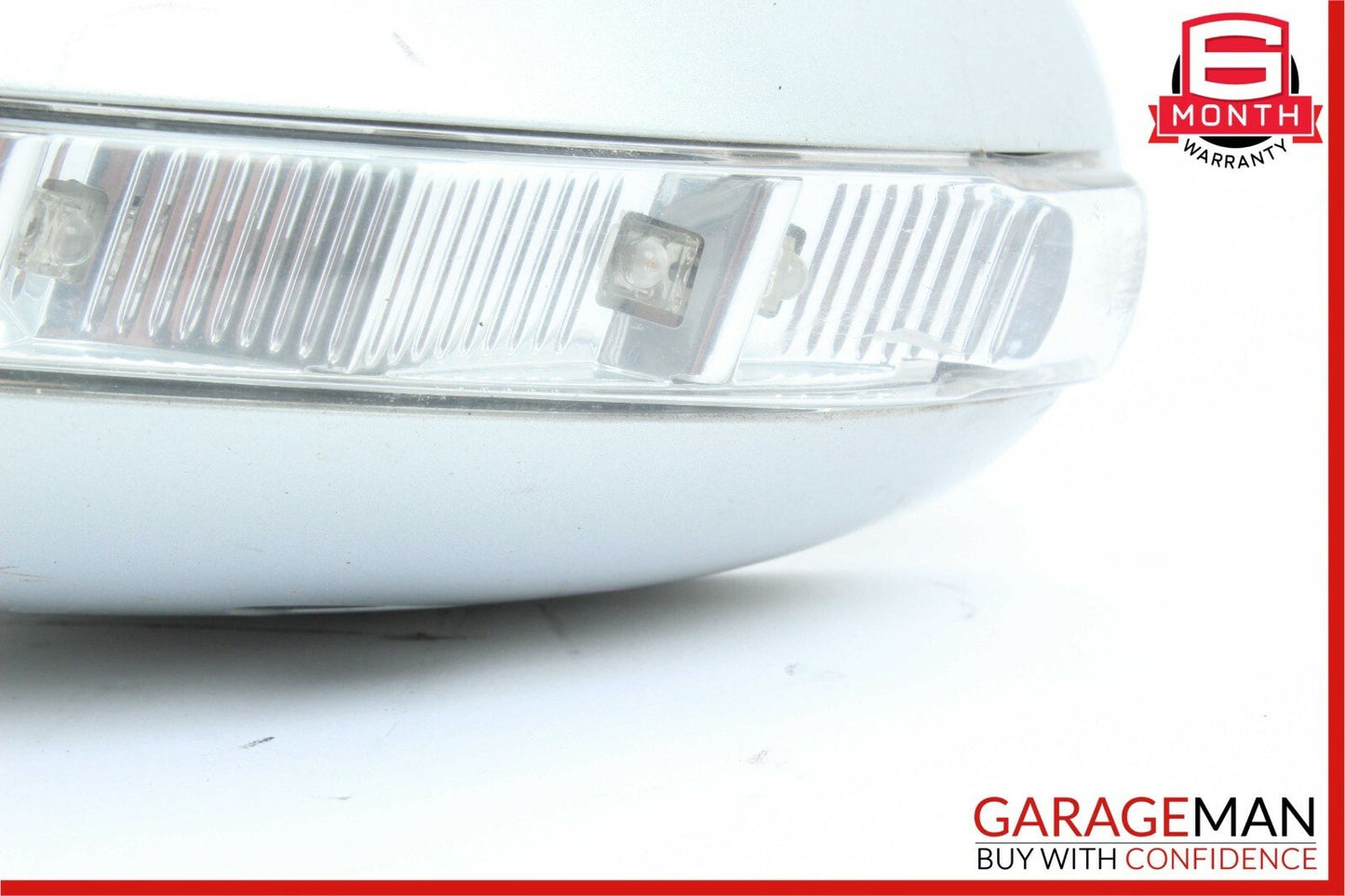 06-08 Mercedes W219 CLS500 Front Left Side Door Mirror Rear View Cubanite Silver