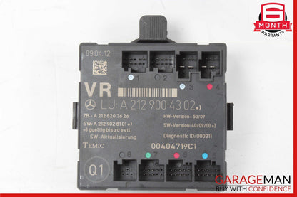 08-18 Mercedes W212 E350 E550 E400 Front Right Side Door Control Module OEM