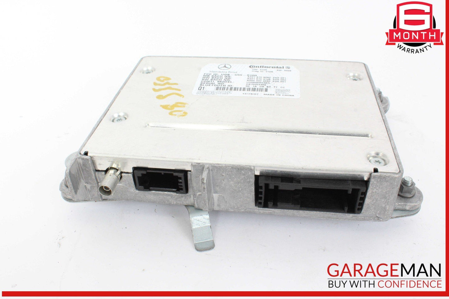 07-13 Mercedes W221 S550 CL550 Bluetooth Communication Controller Module OEM