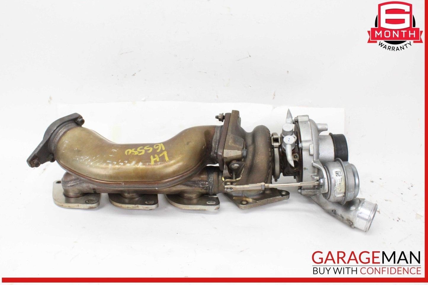 11-18 Mercedes W222 S550 CL550 Left Side Turbocharger Turbo Charger Manifold OEM
