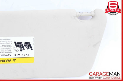 08-14 Mercedes W204 C250 C280 C350 Front Right Side Sunvisor Sun Visor Grey OEM