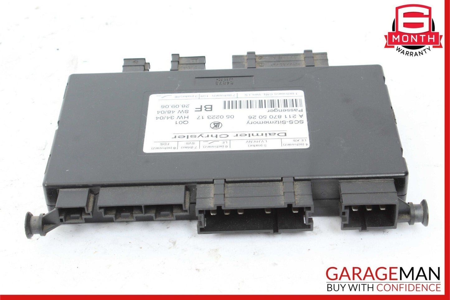 03-11 Mercedes W211 E350 Front Right Side Under Seat Control Module OEM