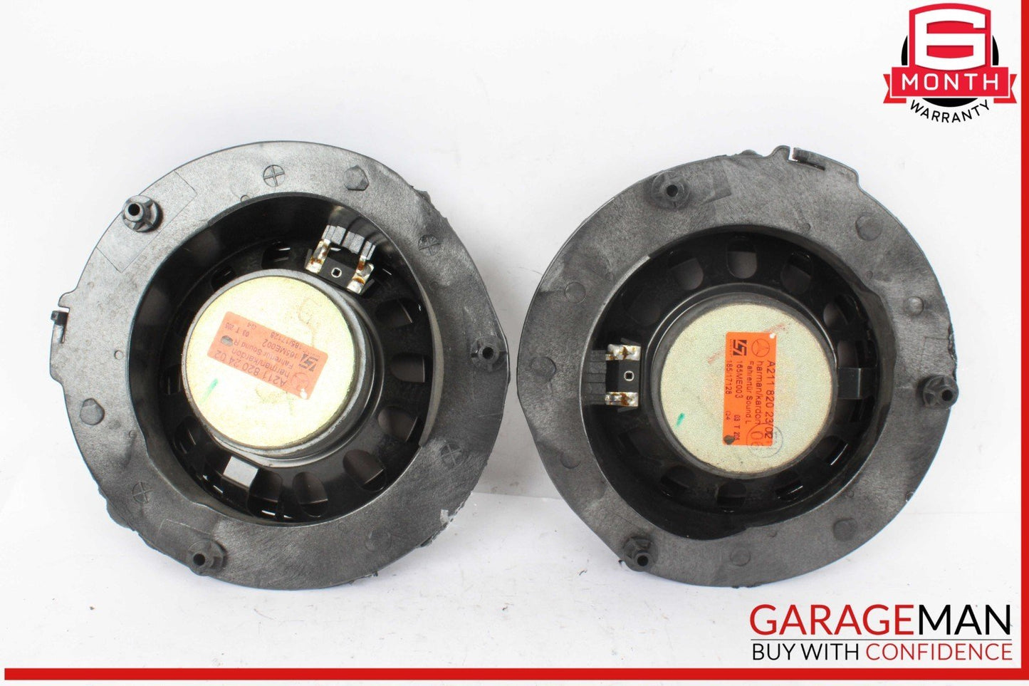 03-06 Mercedes W211 E320 Front Left & Right Side Door Audio Sound Speakers OEM