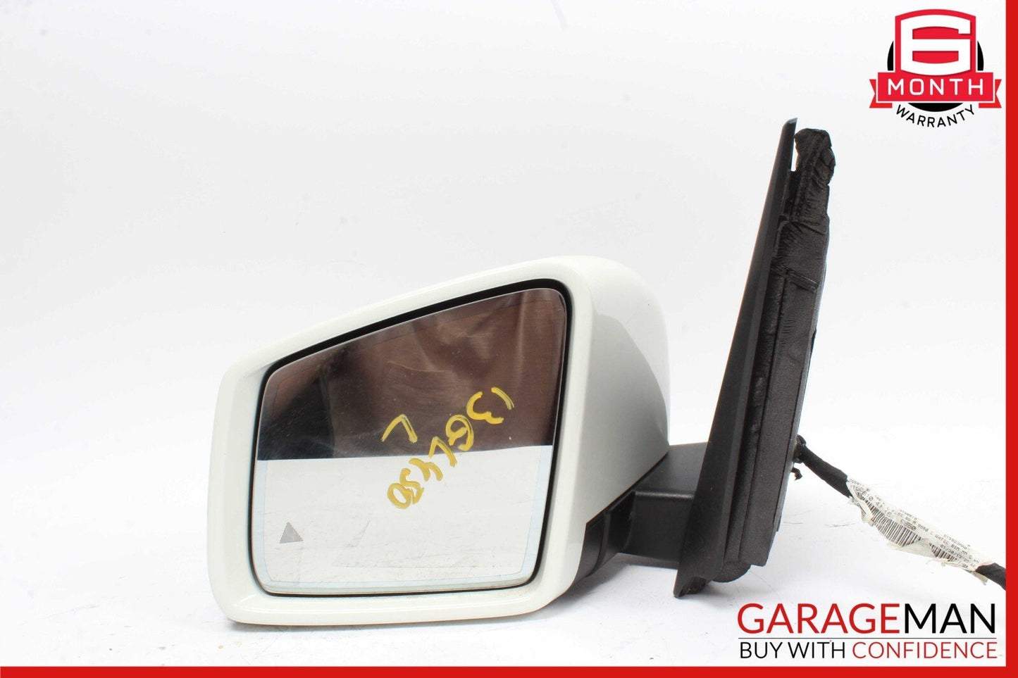 13-16 Mercedes X166 GL450 Front Left Side Mirror Glass Rear View w/ Blind Spot