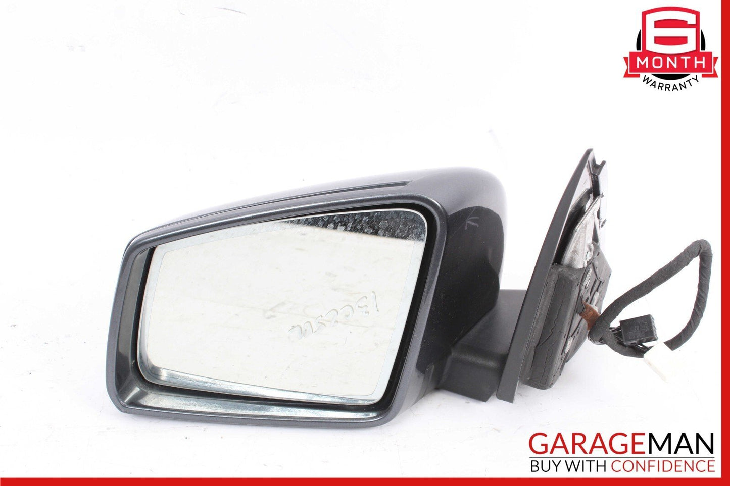 12-14 Mercedes W204 C250 Front Left Driver Side Mirror Rear View Door Flintgray