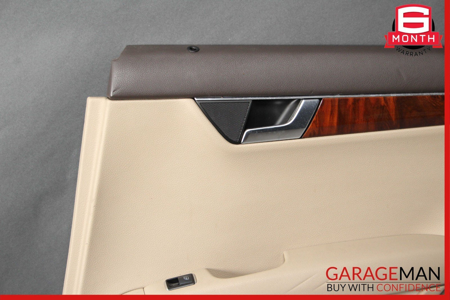 08-14 Mercedes W204 C250 C350 Rear Right Side Interior Door Panel Assembly Beige