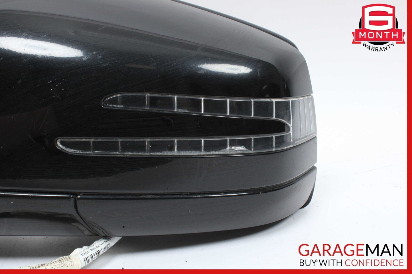 11-13 Mercedes W251 R350 Front Driver Left Side Mirror Door Rear View Black OEM