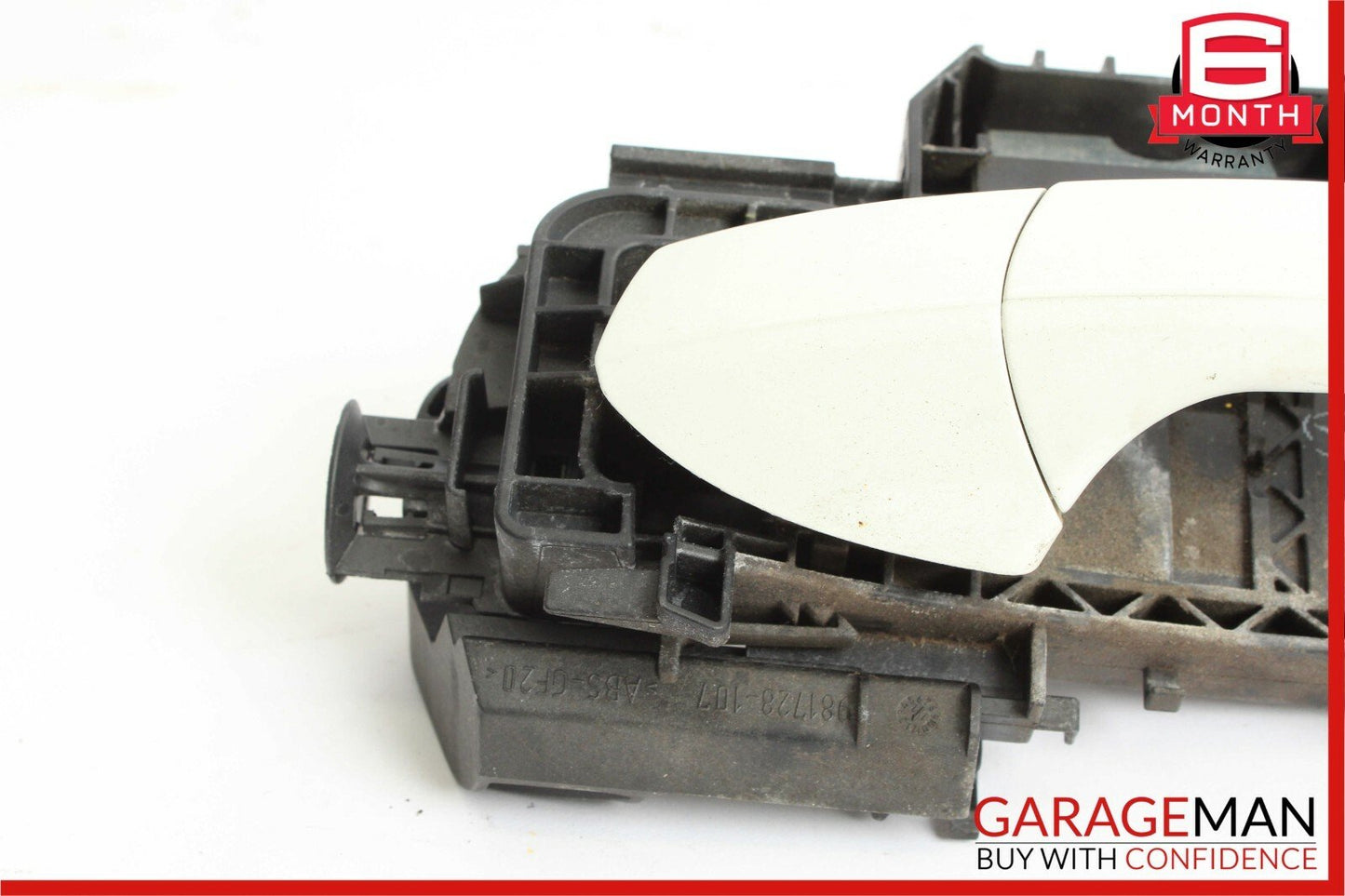 10-14 Mercedes W204 C300 Rear Left Driver Side Exterior Door Handle White OEM