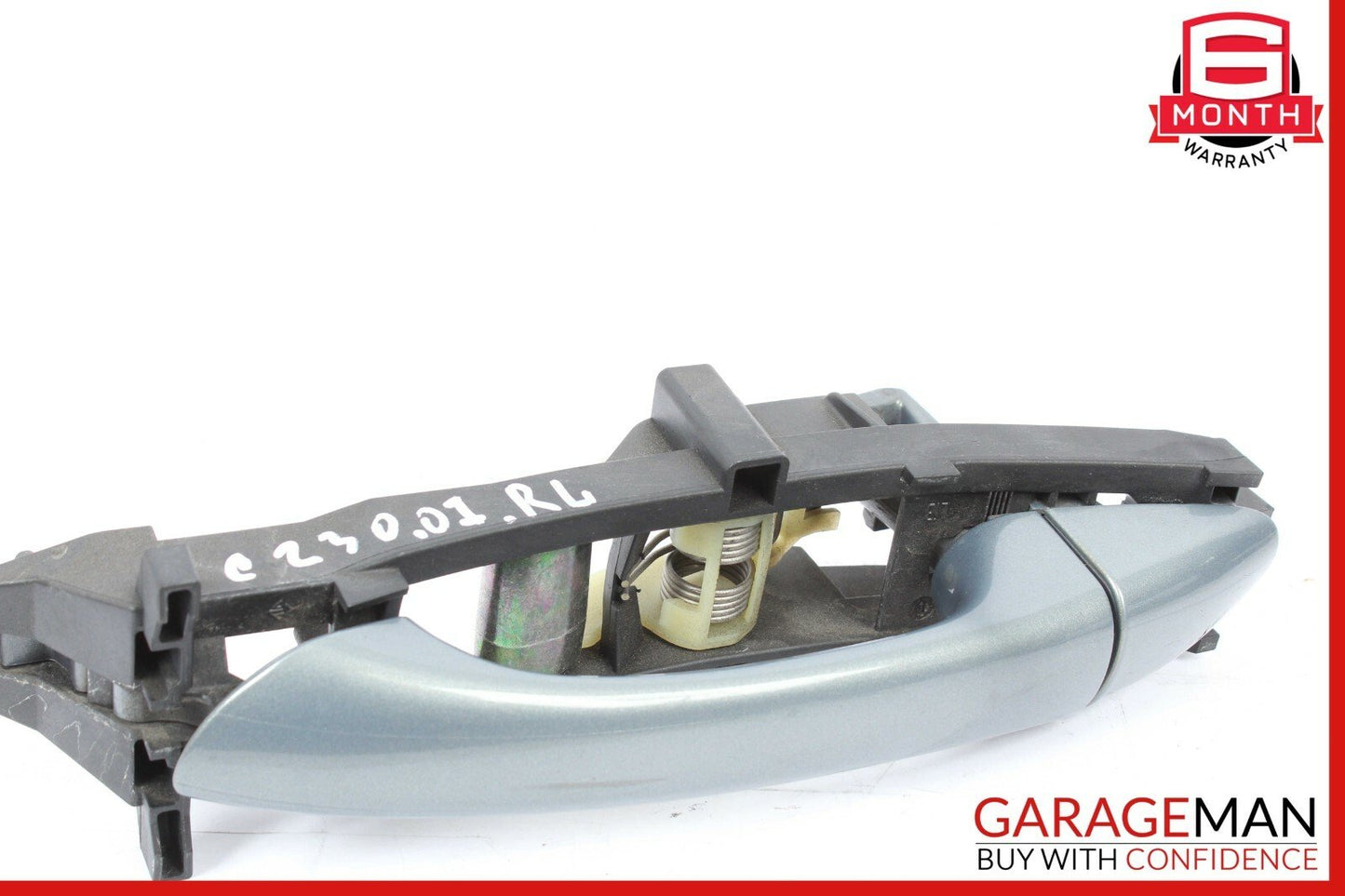 05-07 Mercedes W203 C230 C55 AMG Rear Left Driver Side Exterior Door Handle Gray
