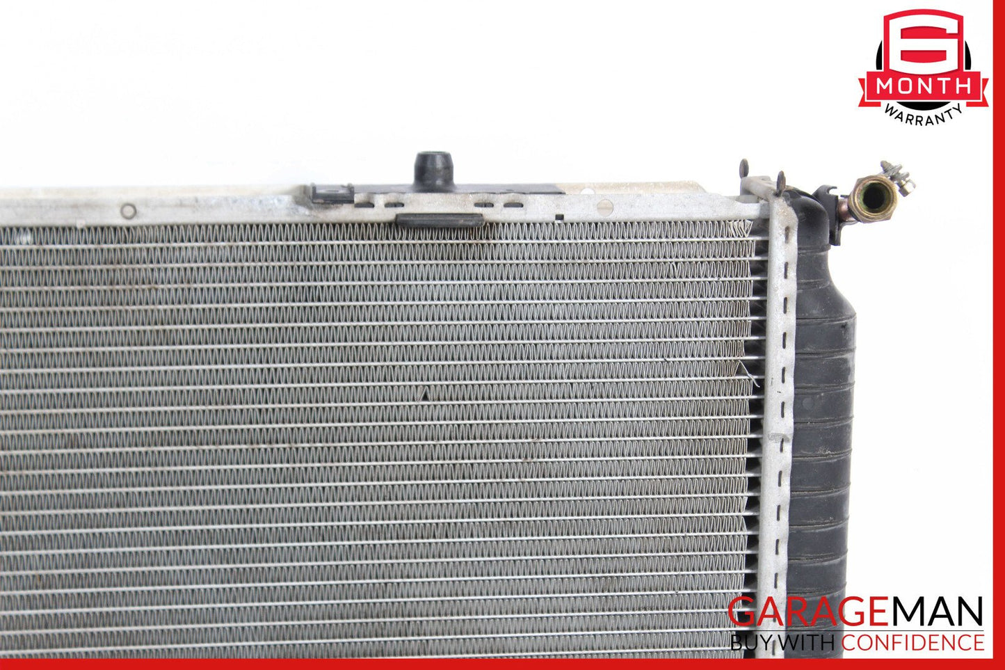 90-91 Mercedes R129 500SL Engine Water Cooling A/C Condenser Radiator w/ Fan OEM