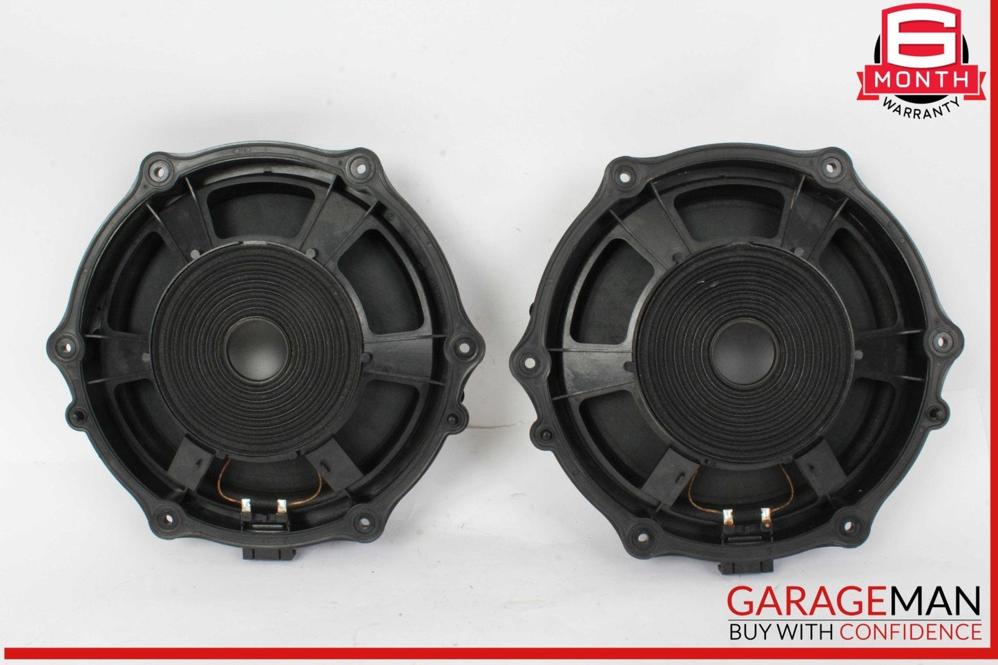 10-18 Porsche Cayenne 958 Front Left & Right Side Door Audio Sound Speakers Set