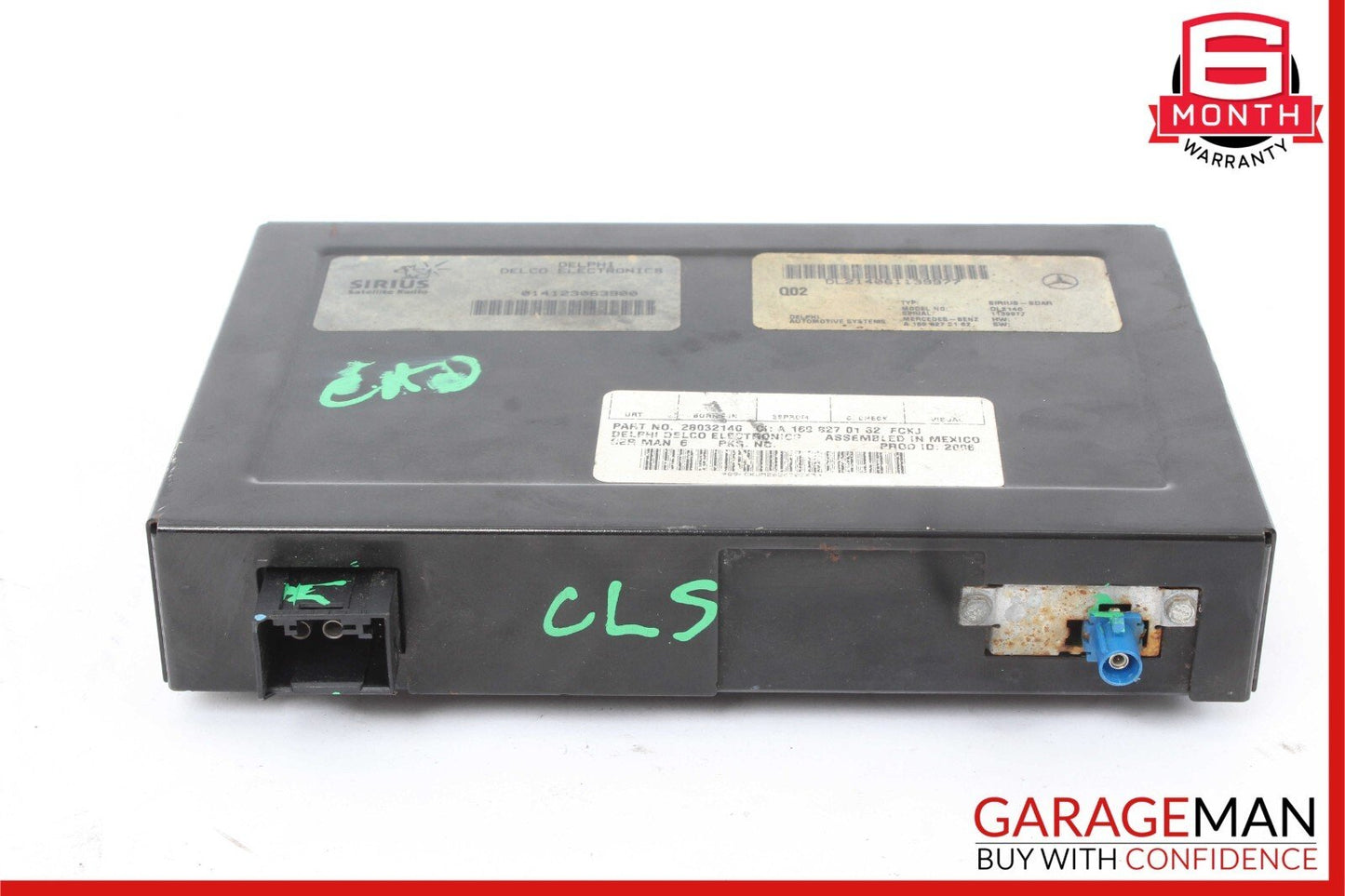 03-09 Mercedes GL450 E550 CLS500 Sirius Satellite Radio Receiver Module Unit