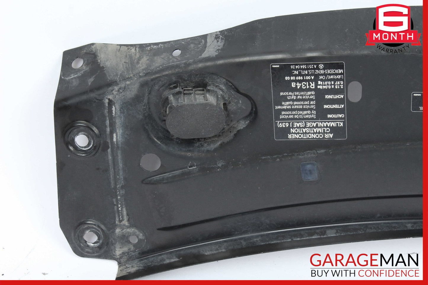 06-12 Mercedes X164 GL450 ML550 Upper Radiator Core Tie Bar Support OEM