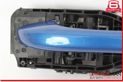 15-24 Porsche Macan 95B Front or Rear Right Side Exterior Door Handle Blue OEM