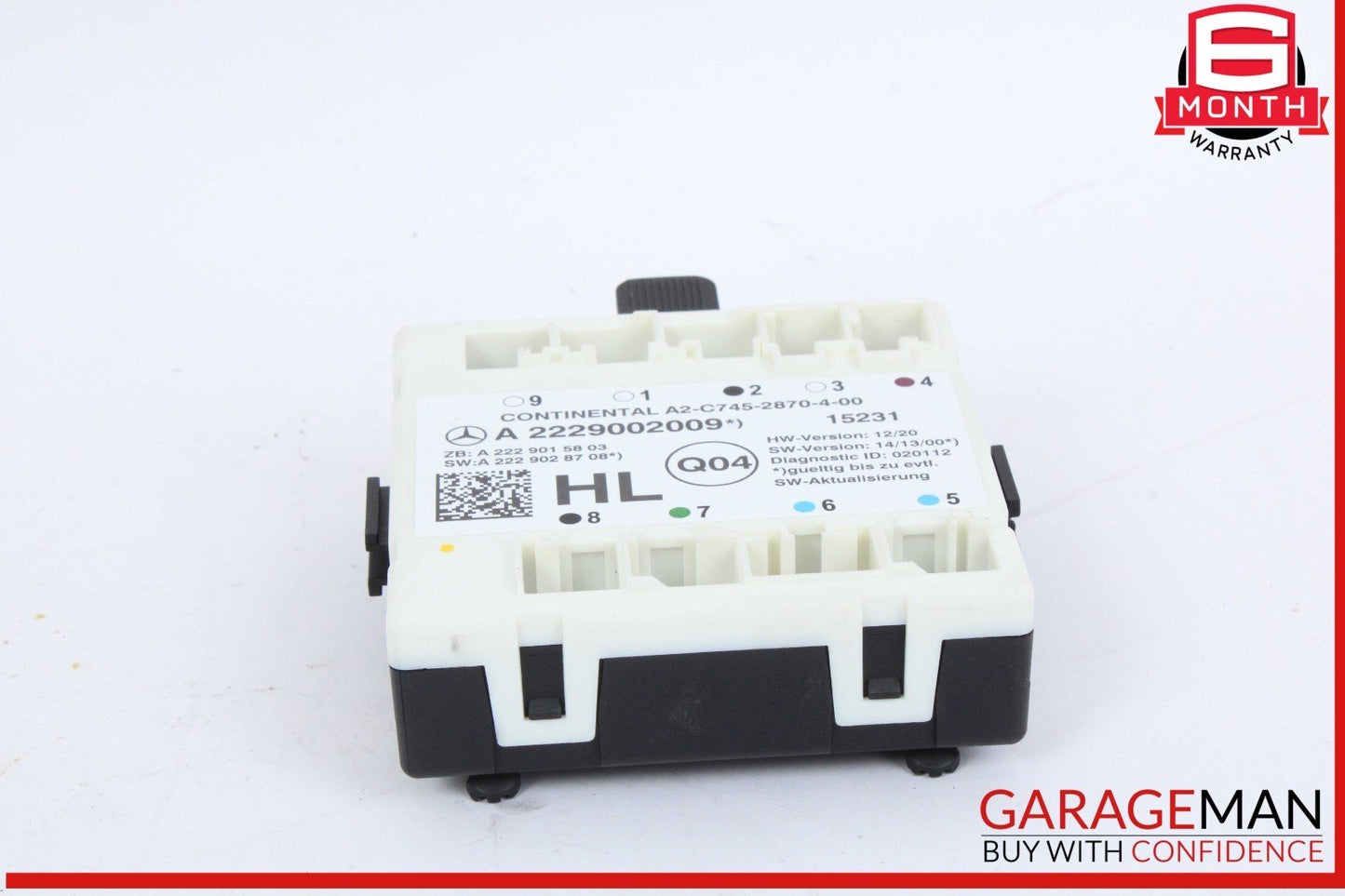 15-23 Mercedes W205 C300 C400 GLC300 Rear Left Side Door Control Module Unit OEM